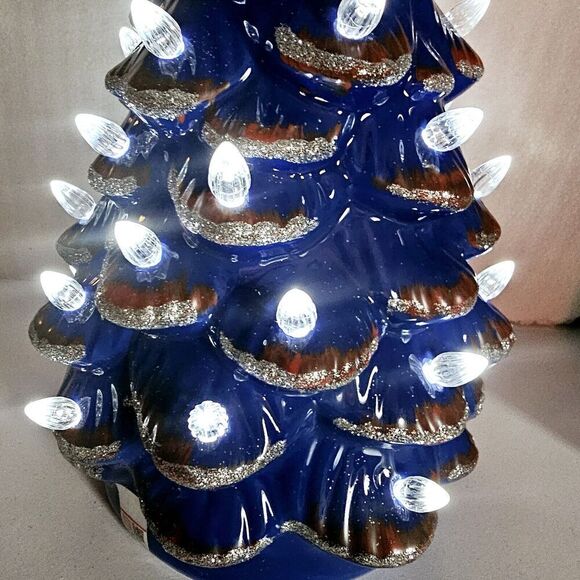 Santas Workshop Collegiate Ceramic Tree ~ U Of Florida Gators ~ 14” - RARE Mint - Picture 3 of 8